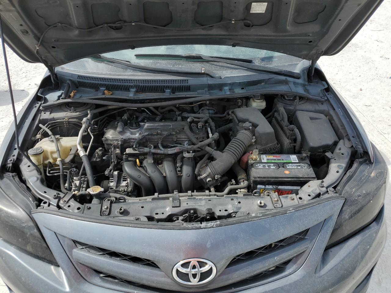 2011 Toyota Corolla VIN 2T1BU4EE7BC591316 Copart auction photo, rear end / front end damage thumbnail 13