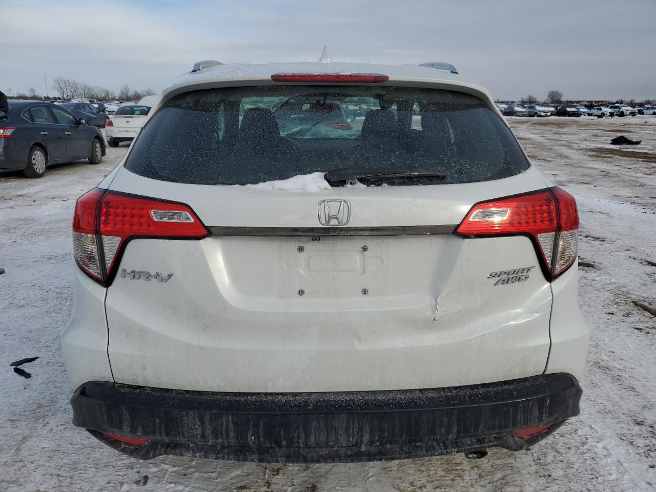 2020 Honda HR-V VIN 3CZRU6H19LM702034 Copart auction photo, front end / side damage thumbnail 6