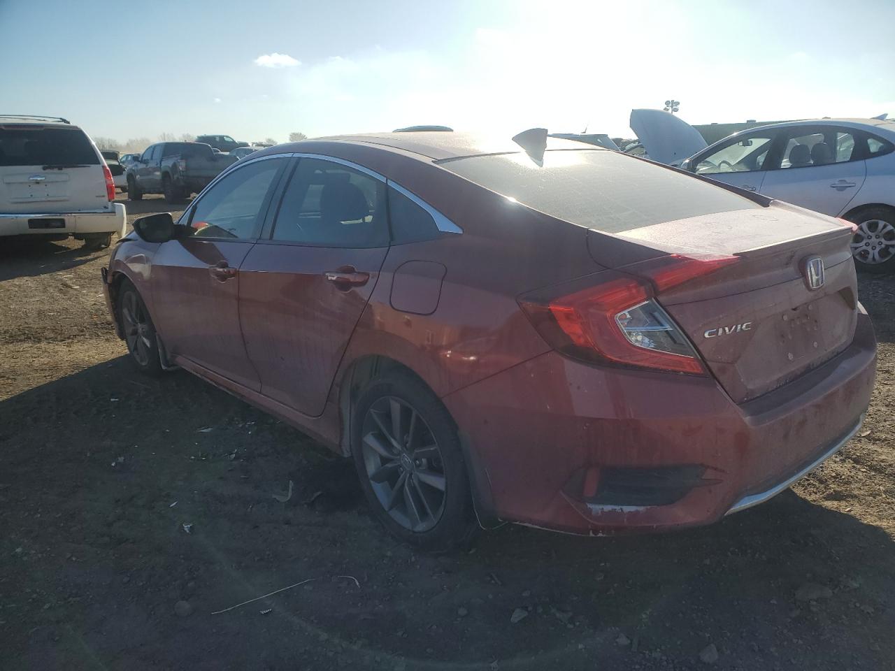2019 Honda Civic VIN JHMFC1F76KX004316 Copart auction photo, front end damage thumbnail 2