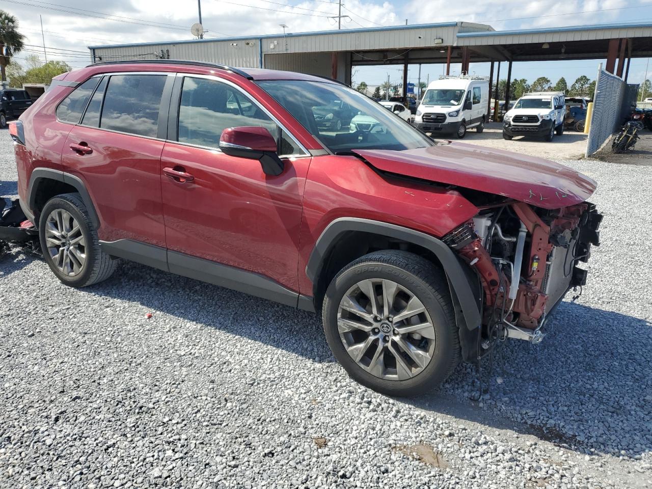 2019 Toyota RAV 4 VIN 2T3A1RFV5KW074408 Copart auction photo, front end damage thumbnail 4