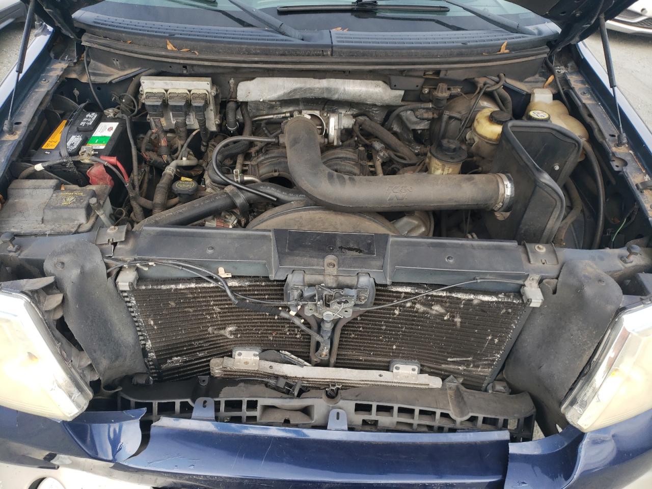 2008 Ford F-150 VIN 1FTPW12V68FA35100 Copart auction photo, front end / mechanical damage thumbnail 11