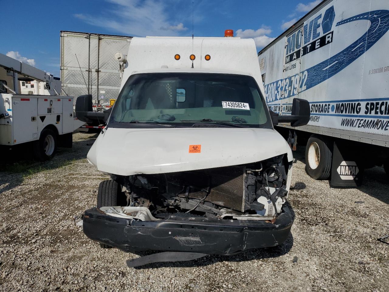 2010 Chevrolet Express VIN 1GB6G2BG6A1146673 Copart auction photo, front end / minor dent/scratches damage thumbnail 5
