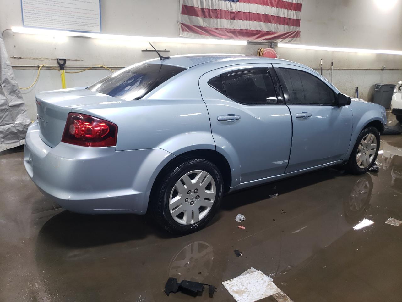 2013 Dodge Avenger VIN 1C3CDZAGXDN756160 Copart auction photo, front end / minor dent/scratches damage thumbnail 3