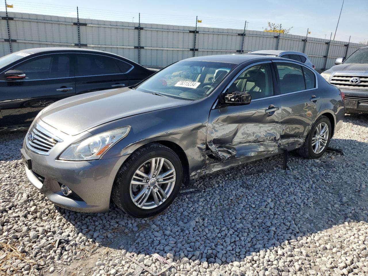 2013 Infiniti G VIN JN1CV6AR5DM766693