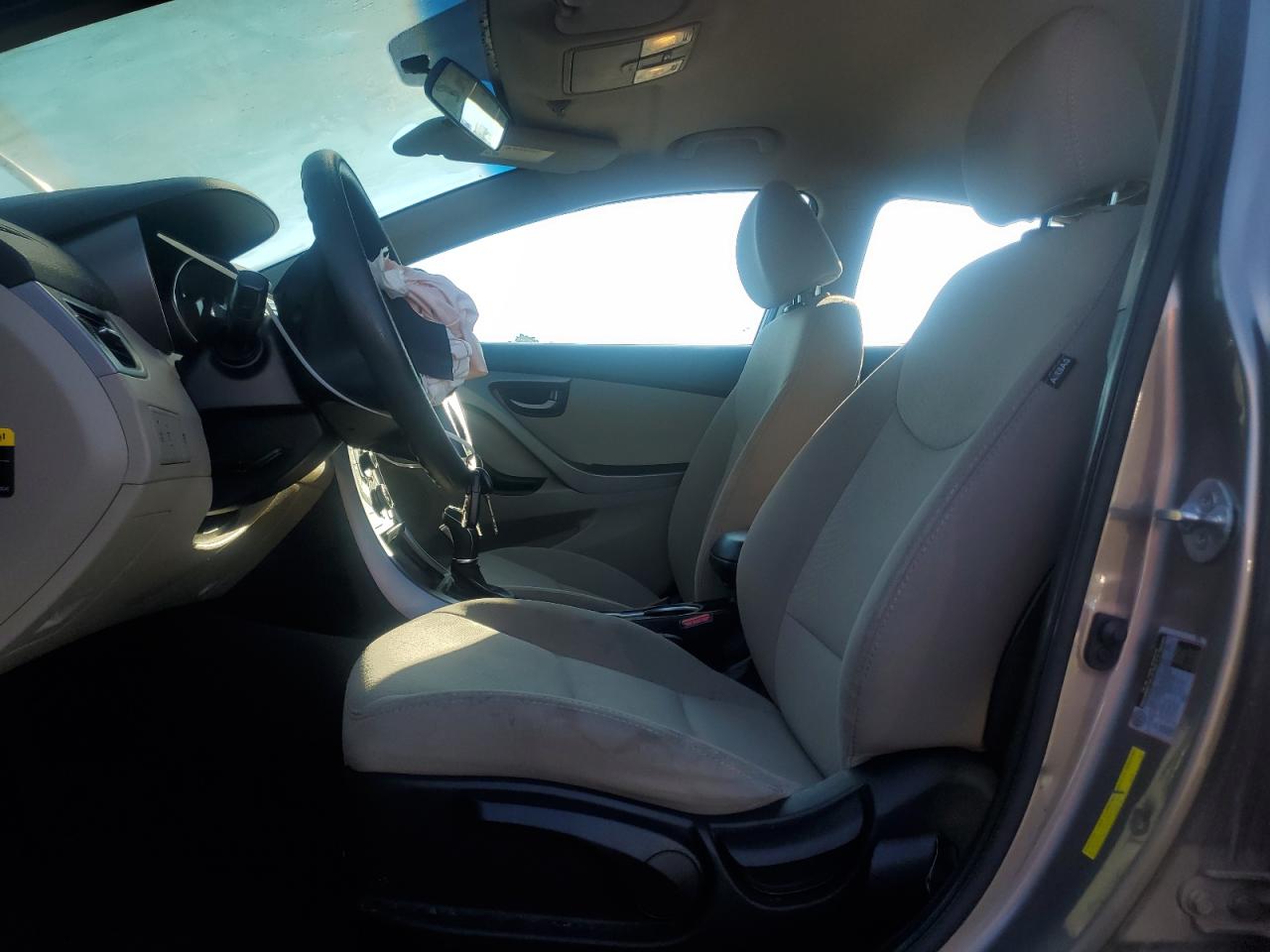 2014 Hyundai Elantra VIN 5NPDH4AE5EH523827 Copart auction photo, front end damage thumbnail 7
