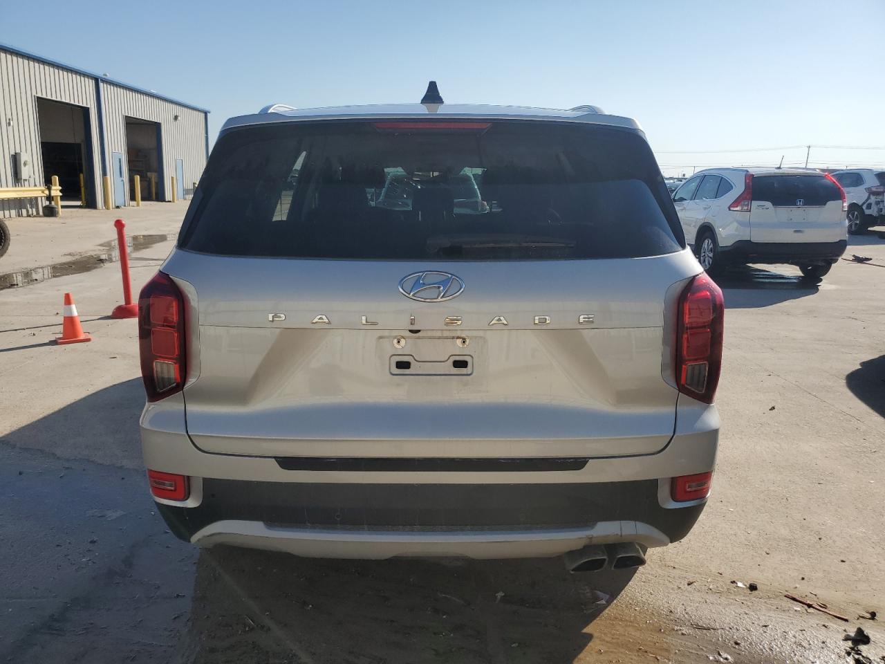 2021 Hyundai Palisade VIN KM8R44HE8MU295684 Copart auction photo, side damage thumbnail 6