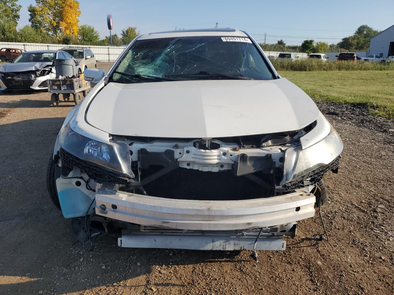 2014 Acura TL VIN 19UUA9F50EA001111 Copart auction photo, side / front end damage thumbnail 5