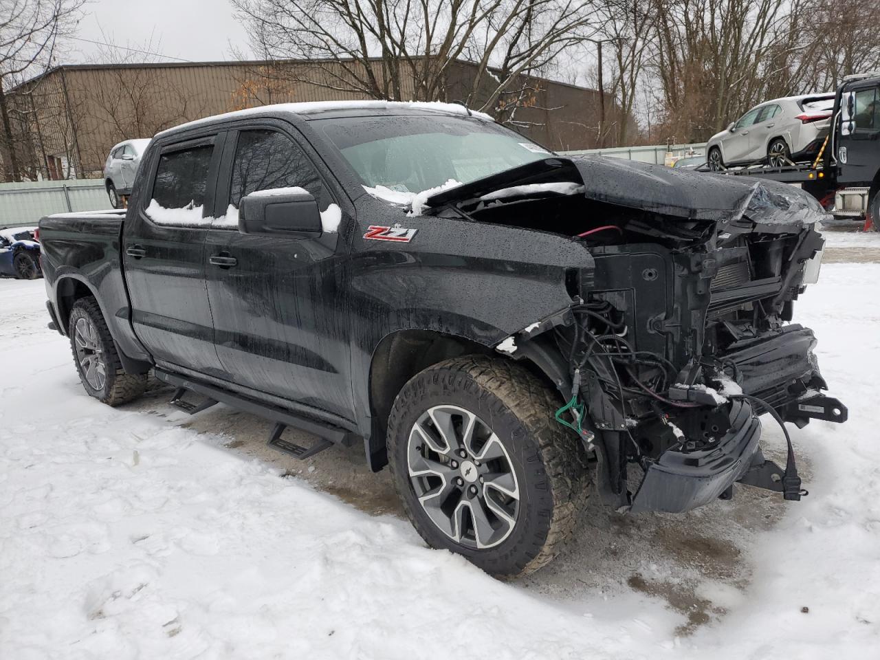 2022 Chevrolet Silverado VIN 1GCUDEED4NZ524396 Copart auction photo, front end damage thumbnail 4