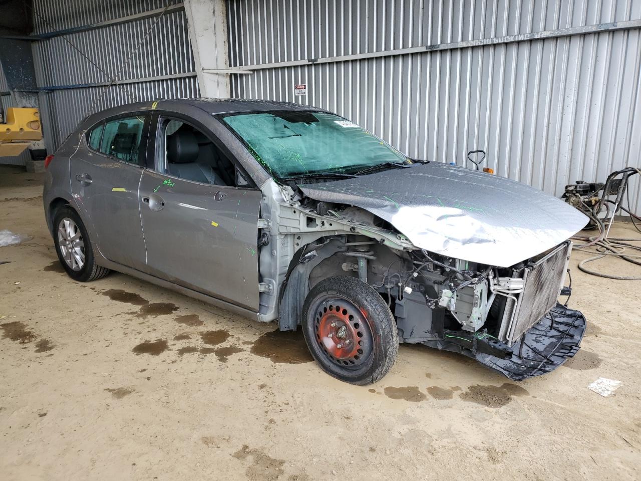 2014 Mazda 3 VIN JM1BM1M78E1158470 Copart auction photo, front end damage thumbnail 4