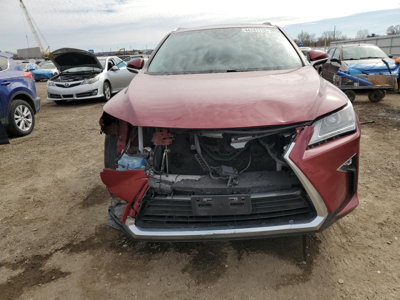 2016 Lexus RX VIN 2T2BZMCA0GC038706 Copart auction photo, front end damage thumbnail 5