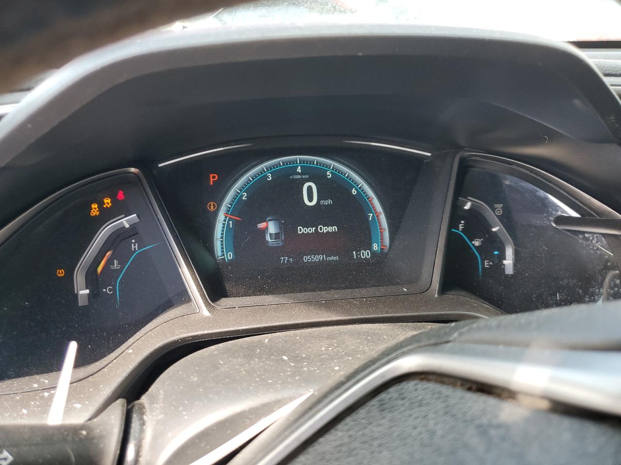 2017 Honda Civic VIN SHHFK7H74HU203693 Copart auction photo, all over damage thumbnail 9