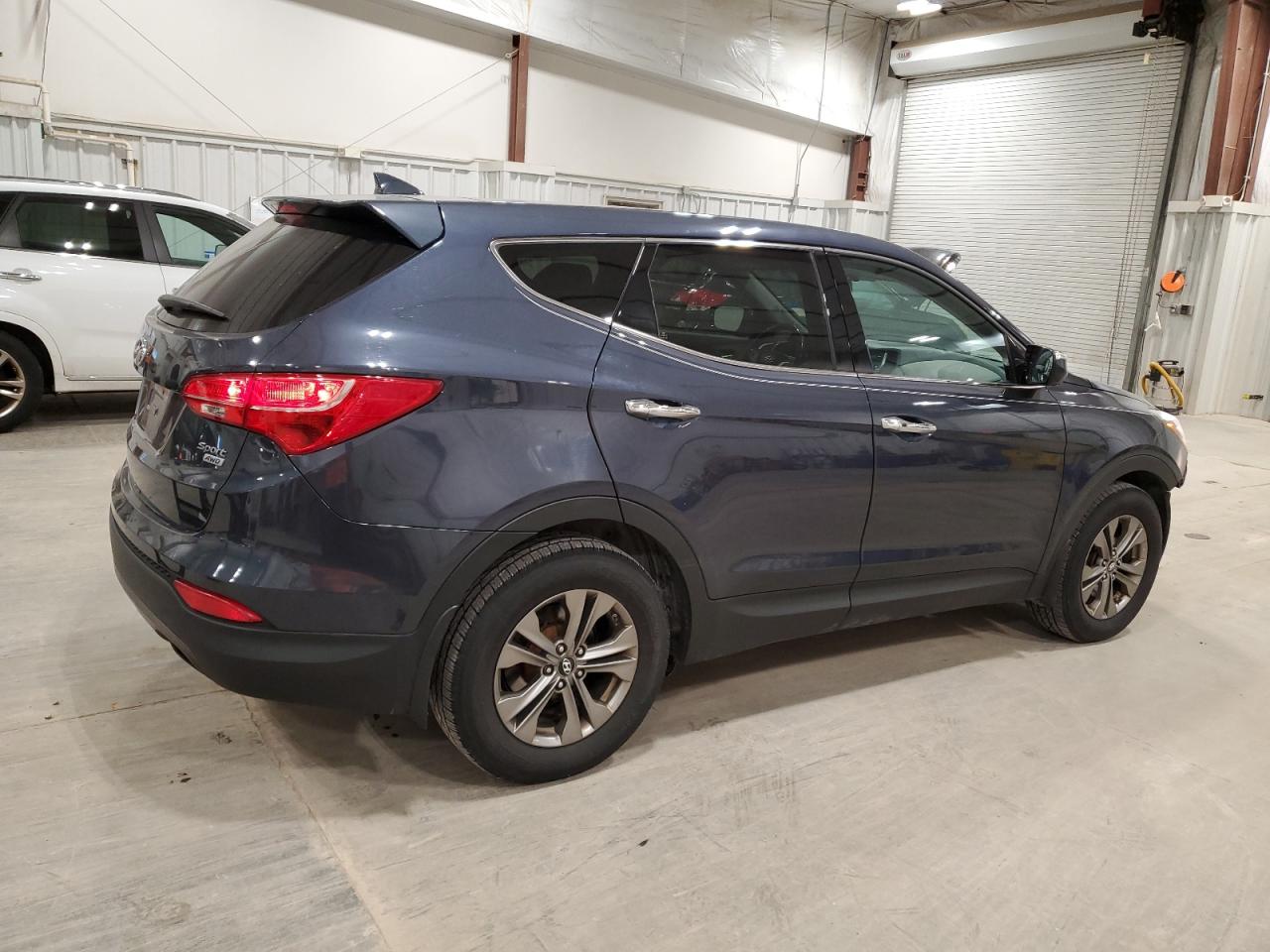 2013 Hyundai Santa Fe VIN 5XYZUDLB2DG047577 Copart auction photo, front end / side damage thumbnail 3