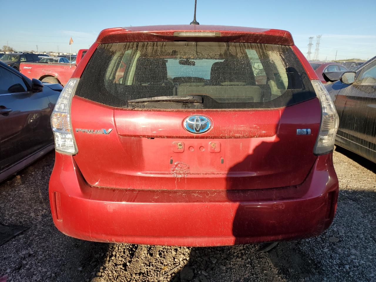 2014 Toyota Prius VIN JTDZN3EU6E3299716 Copart auction photo, normal wear damage thumbnail 6