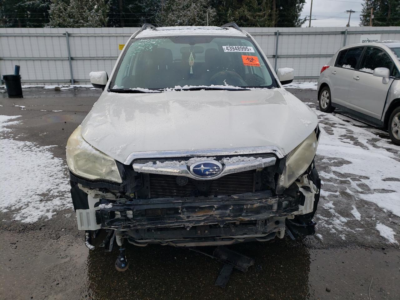2015 Subaru Forester VIN JF2SJAHC7FH456387 Copart auction photo, front end / rear end damage thumbnail 5