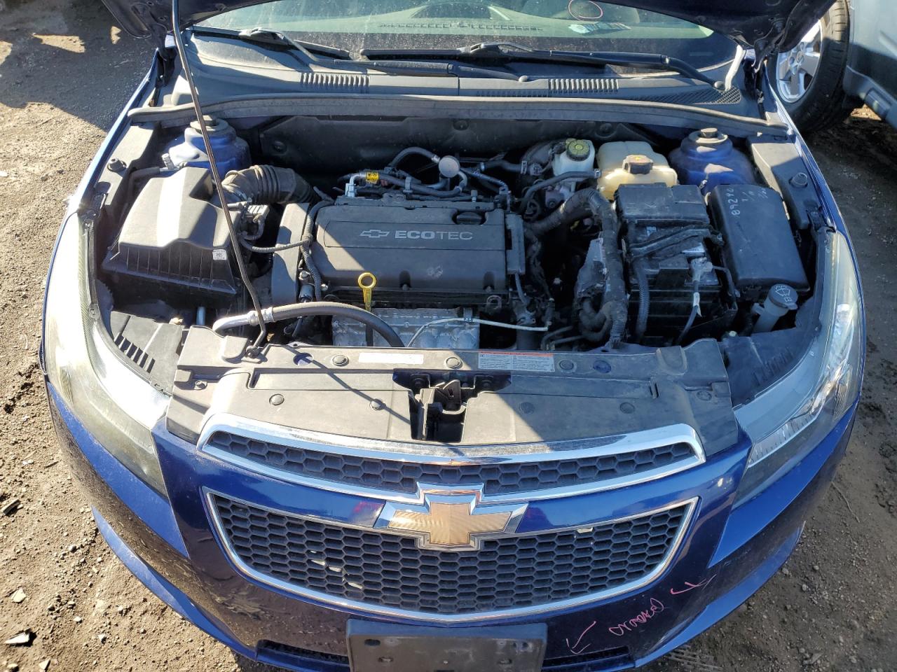 2013 Chevrolet Cruze VIN 1G1PA5SH3D7285391 Copart auction photo, side damage thumbnail 11