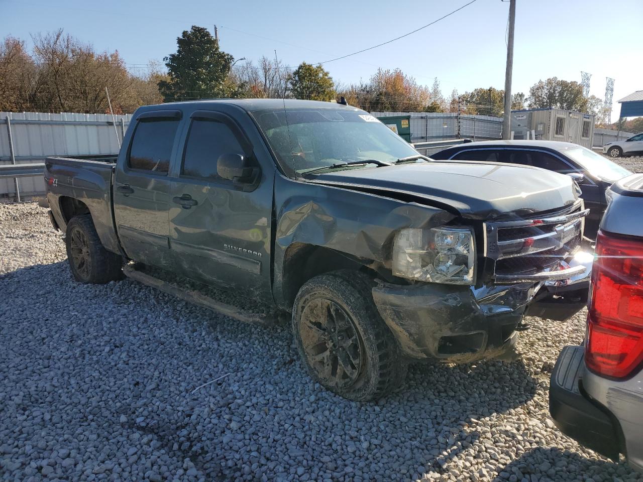 2011 Chevrolet Silverado VIN 3GCPKSE32BG244822 Copart auction photo, front end / all over damage thumbnail 4