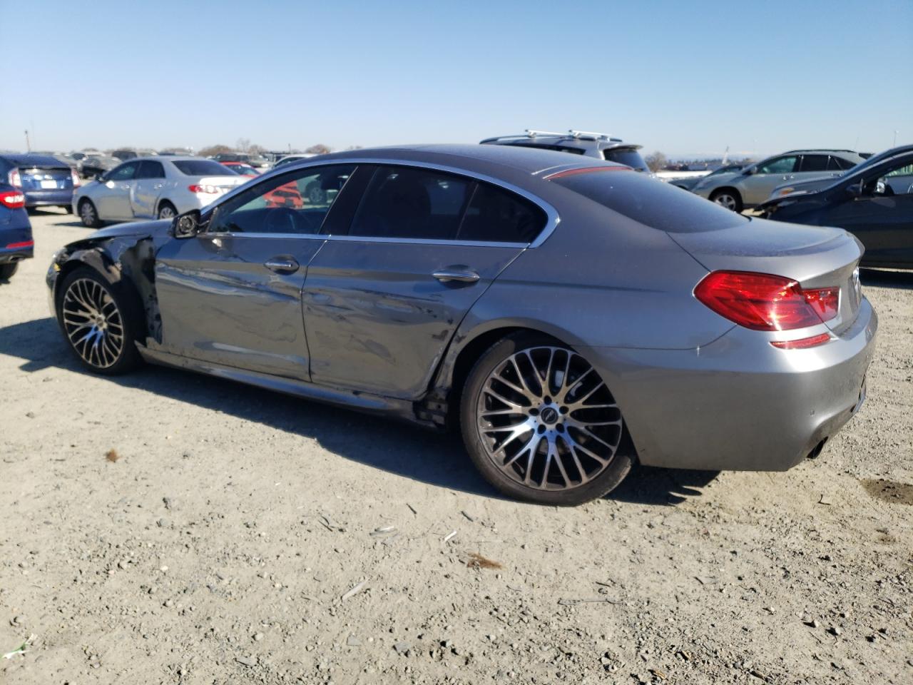 2013 BMW 6er VIN WBA6A0C59DDF14040 Copart auction photo, side / front end damage thumbnail 2