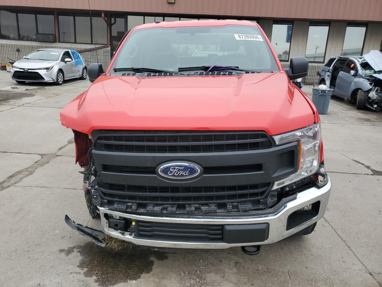 2018 Ford F-150 VIN 1FTMF1EB5JFC94669 Copart auction photo, all over damage thumbnail 5