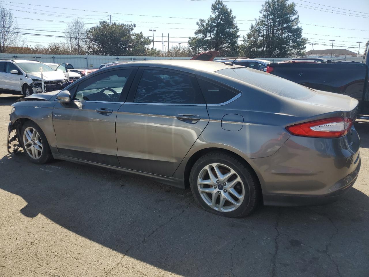 2014 Ford Fusion VIN 3FA6P0H70ER389839 Copart auction photo, front end damage thumbnail 2
