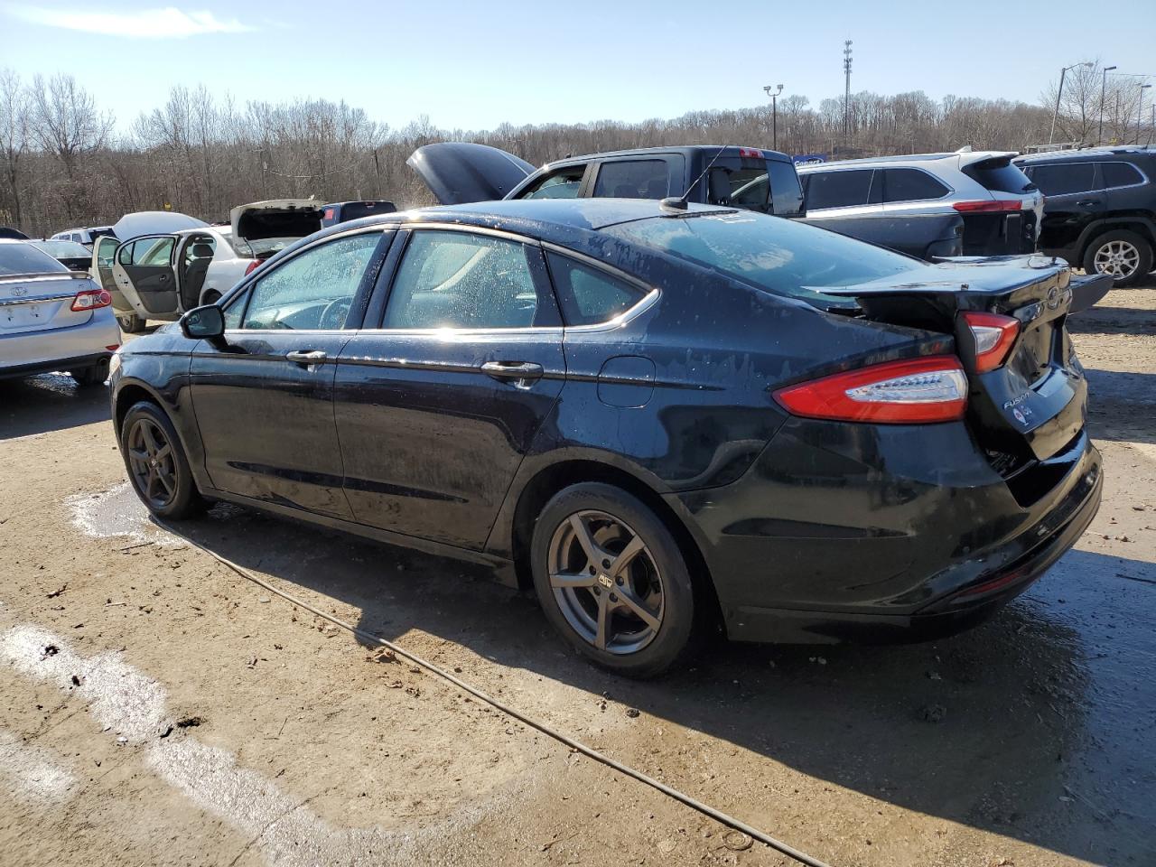 2014 Ford Fusion VIN 3FA6P0HD2ER117279 Copart auction photo, rear end / front end damage thumbnail 2