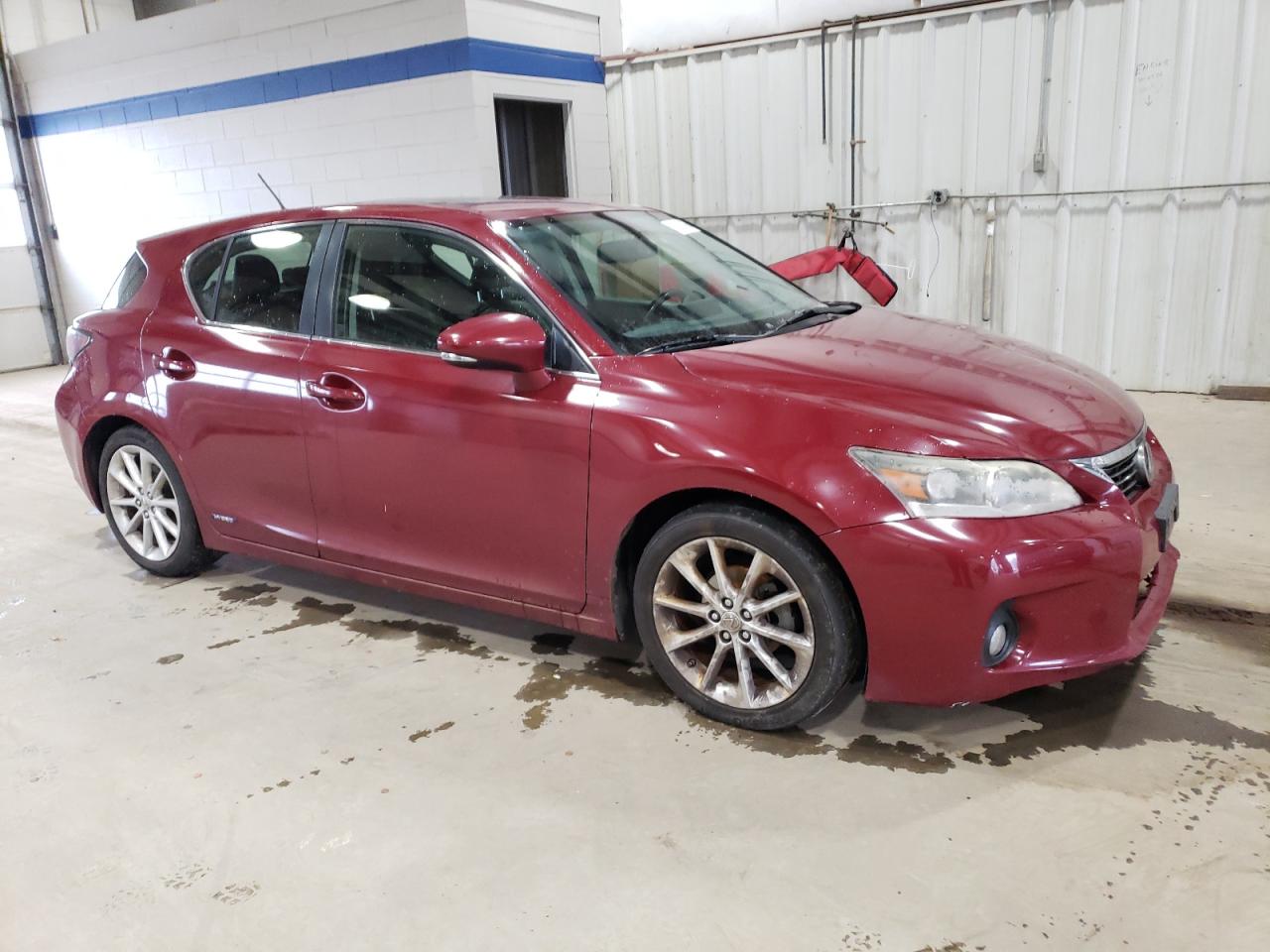 2012 Lexus CT VIN JTHKD5BH8C2105759 Copart auction photo, front end damage thumbnail 4
