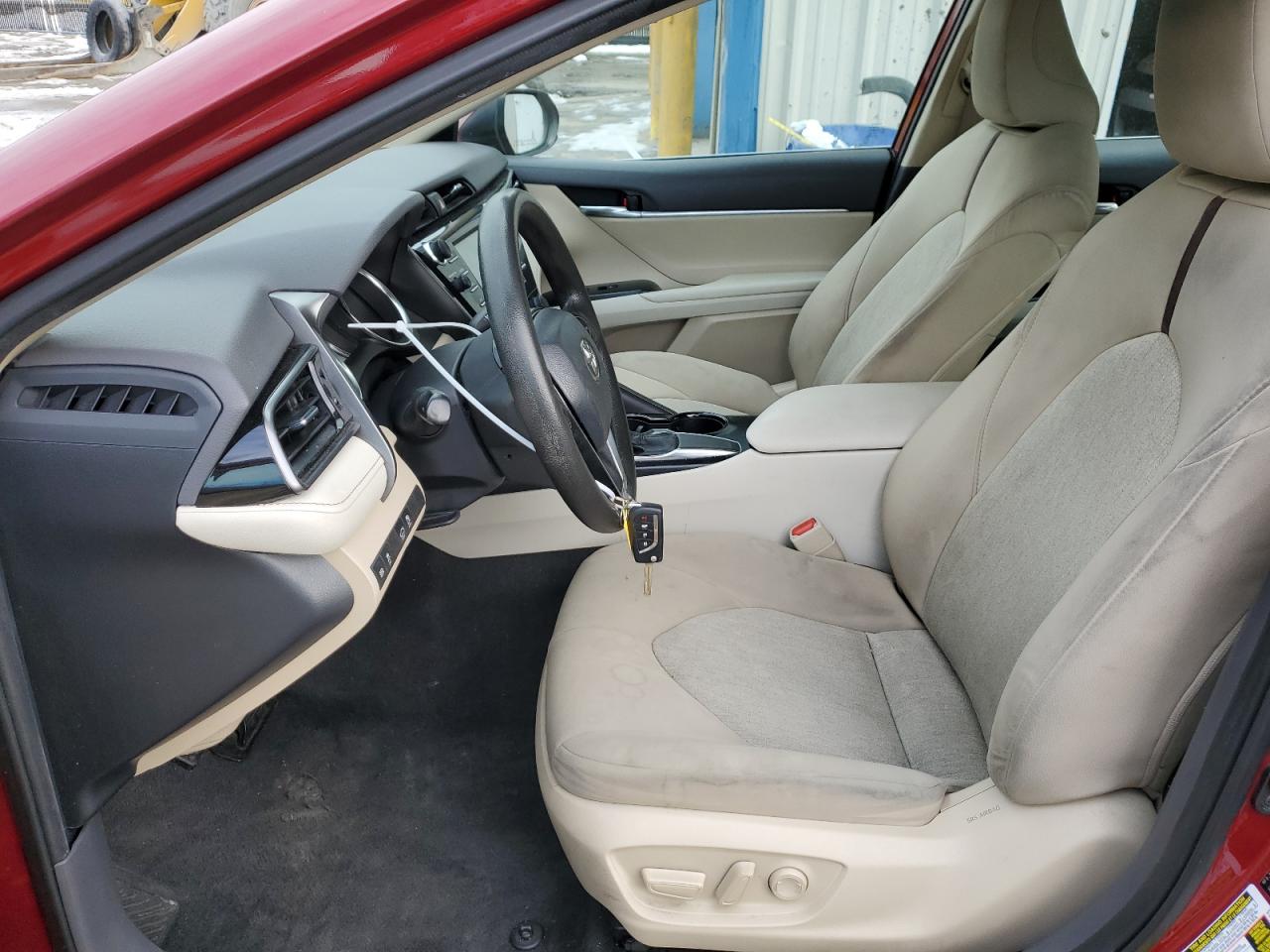 2020 Toyota Camry VIN 4T1C11AK4LU326893 Copart auction photo, rear end / front end damage thumbnail 7