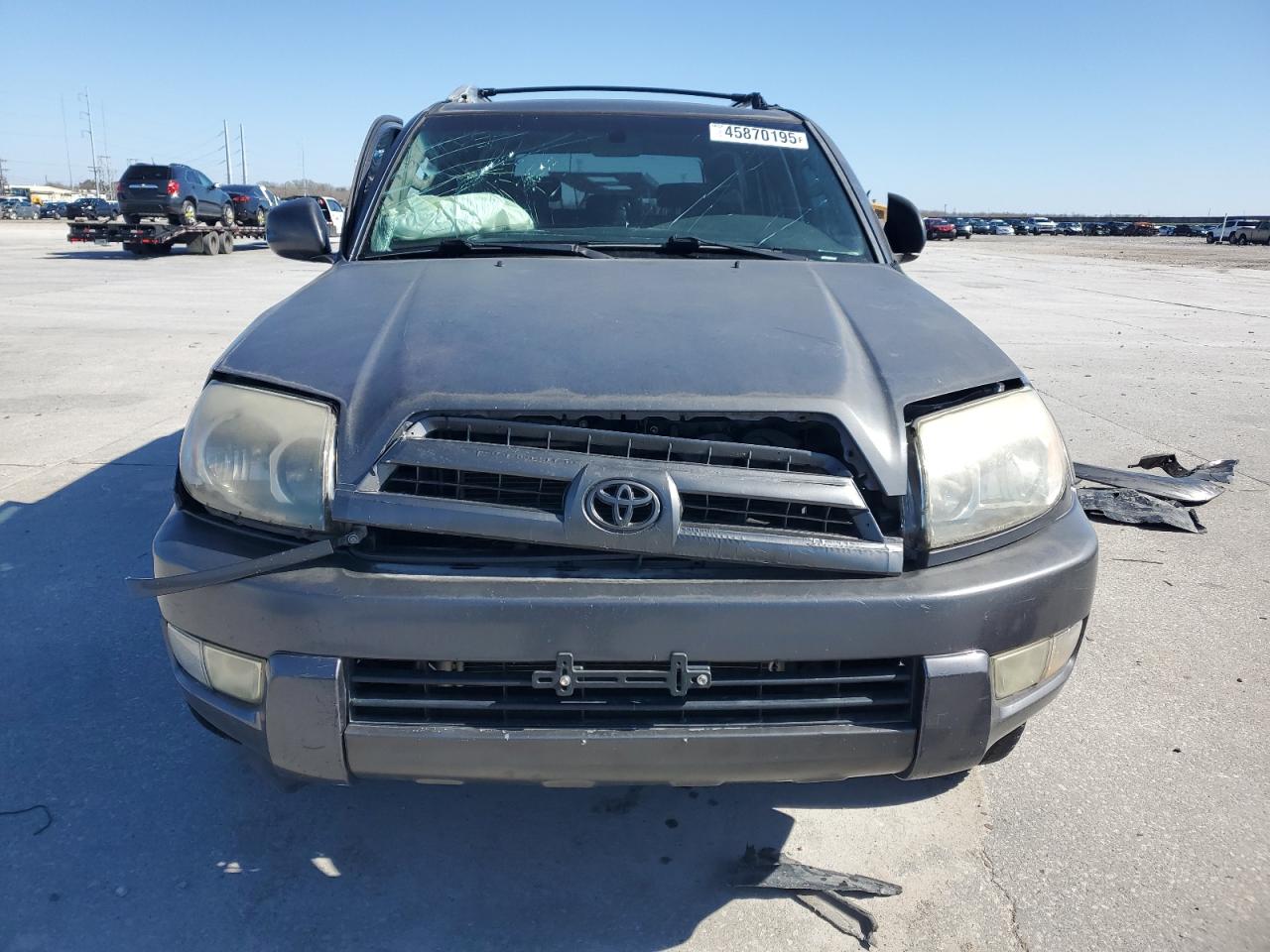 2003 Toyota 4Runner VIN JTEBT14R838001641 Copart auction photo, front end / side damage thumbnail 5