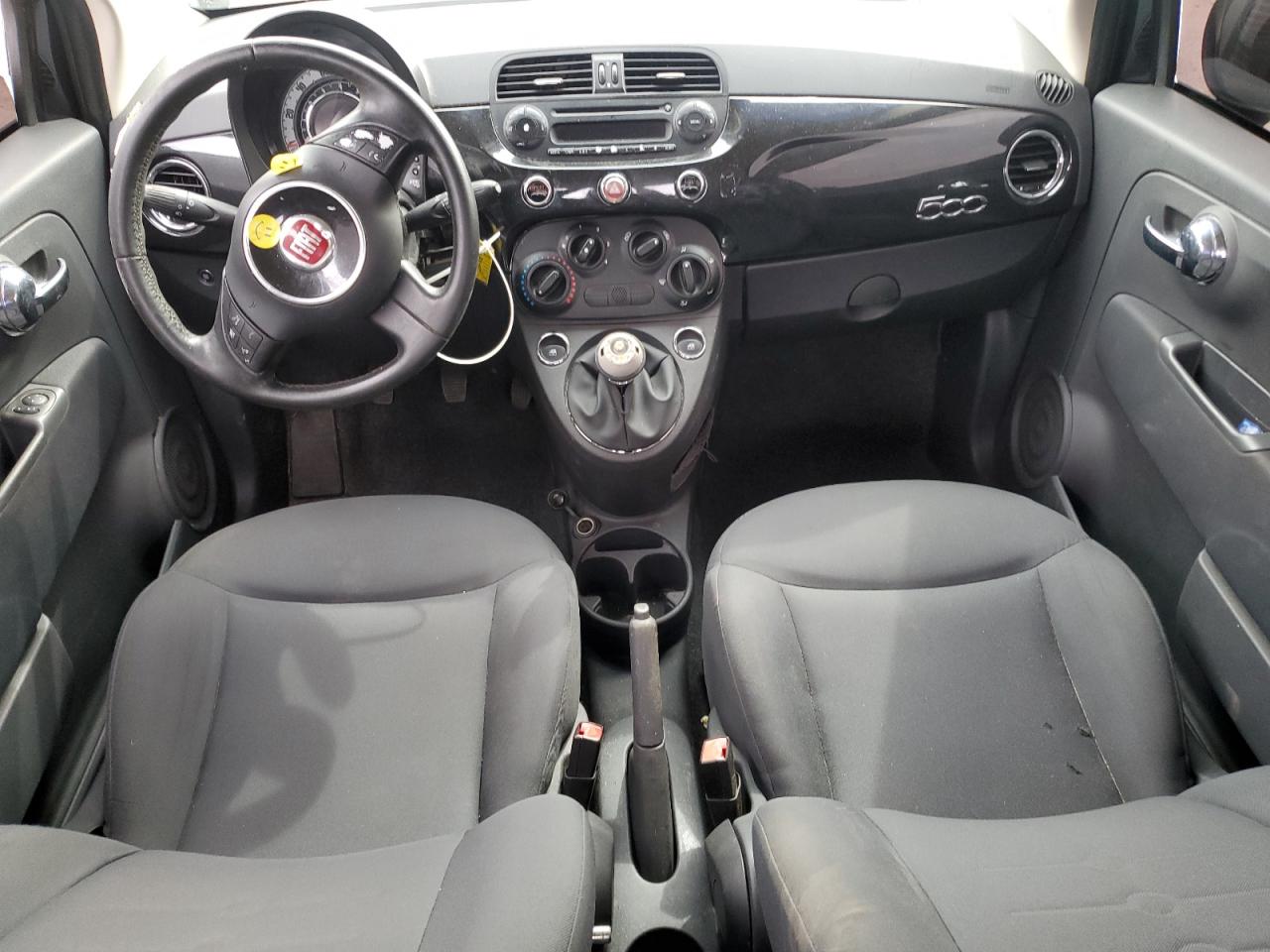 2013 Fiat 500 VIN 3C3CFFAR0DT666008 Copart auction photo, front end damage thumbnail 8