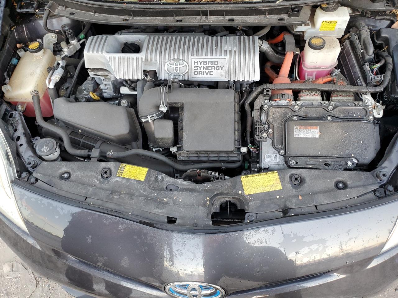2014 Toyota Prius VIN JTDKN3DU1E0362239 Copart auction photo, side damage thumbnail 11