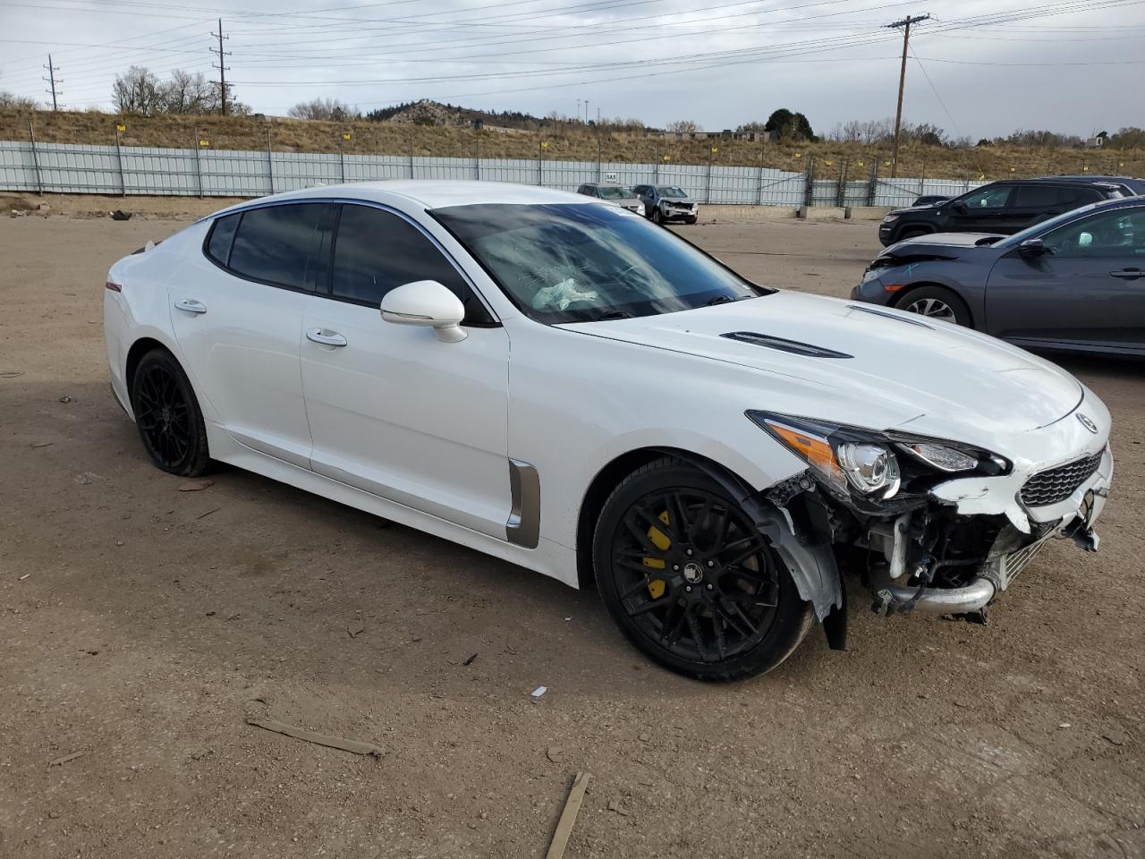 2018 KIA Stinger VIN KNAE15LA8J6036101 Copart auction photo, front end damage thumbnail 4