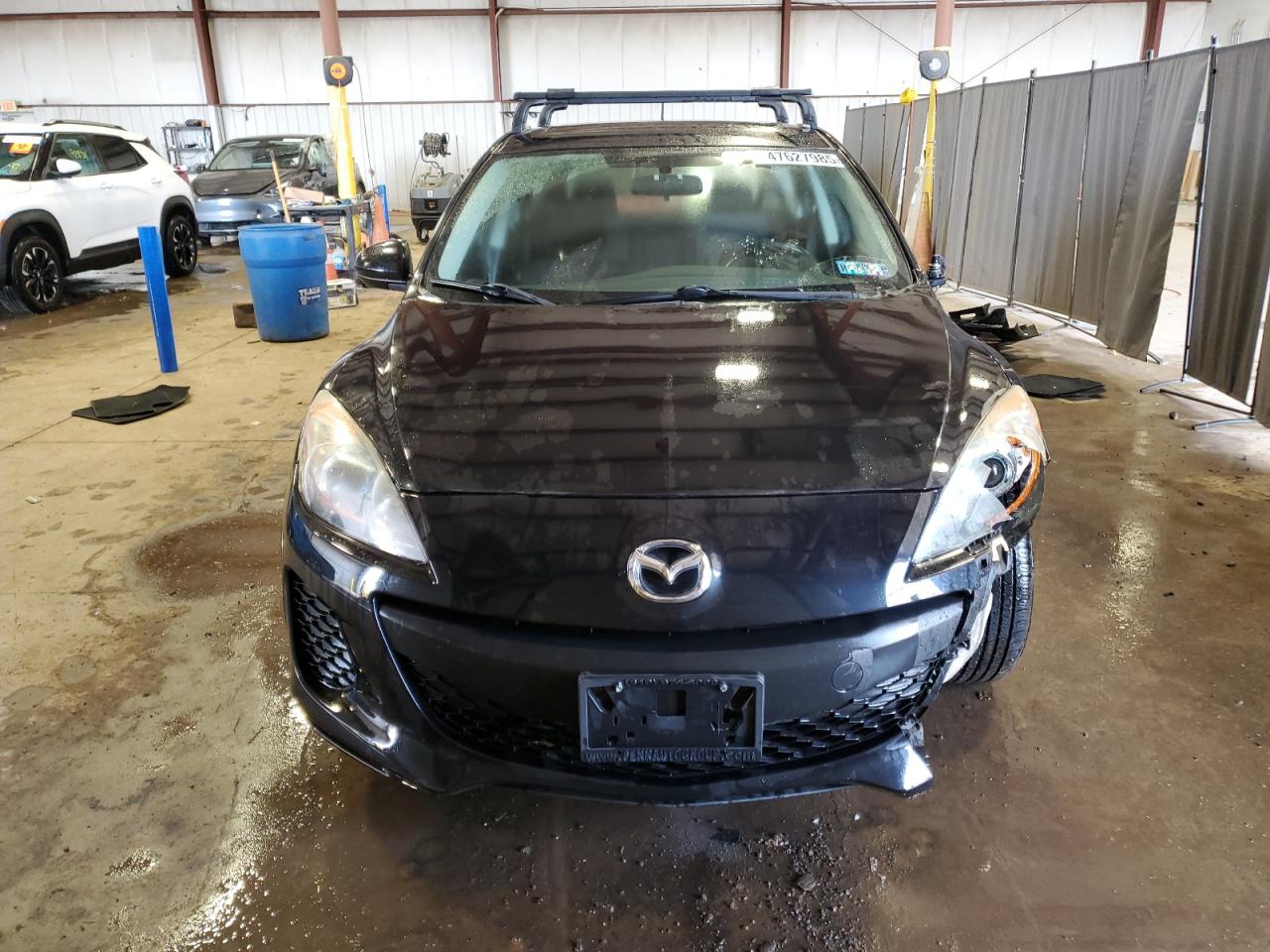 2013 Mazda 3 VIN JM1BL1LP0D1800862 Copart auction photo, front end / side damage thumbnail 5