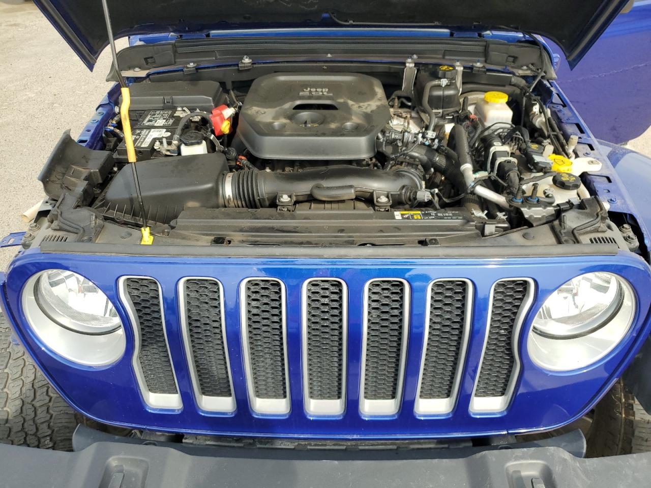 2020 Jeep Wrangler VIN 1C4HJXENXLW232913 Copart auction photo, side / front end damage thumbnail 12