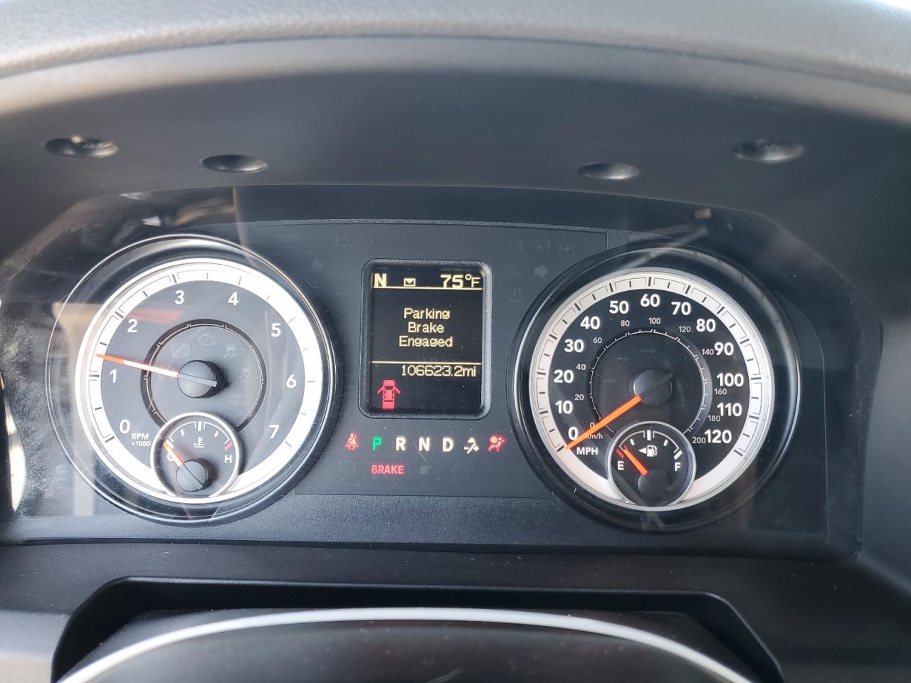 2015 RAM 1500 VIN 1C6RR6LT7FS651796 Copart auction photo, front end damage thumbnail 9