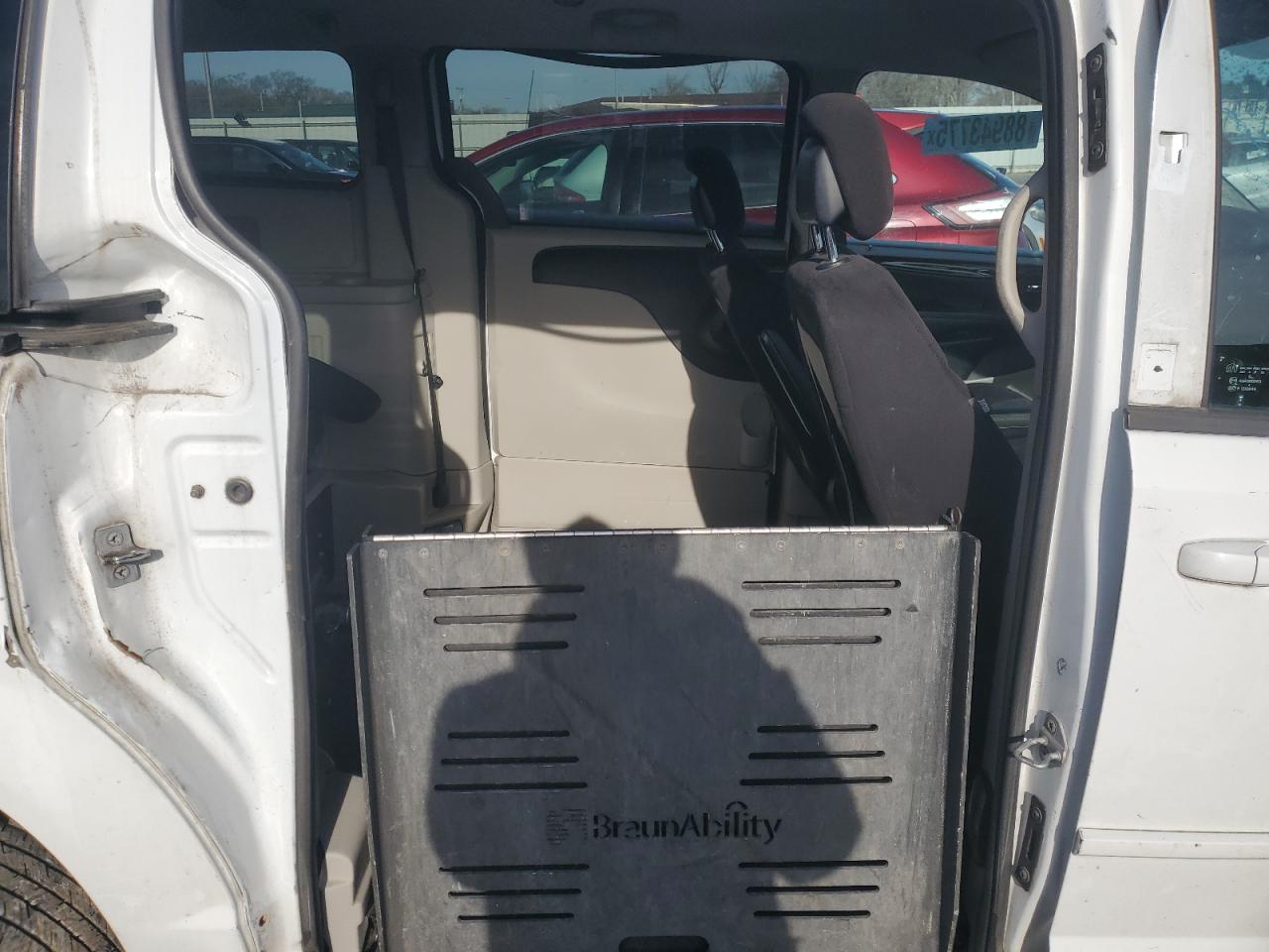 2014 Dodge Caravan VIN 2C4RDGCGXER392124 Copart auction photo, side damage thumbnail 11