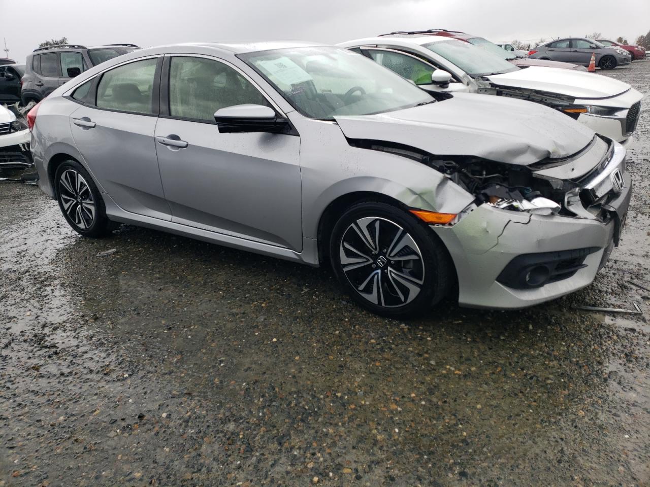 2018 Honda Civic VIN JHMFC1F71JX004366 Copart auction photo, front end damage thumbnail 4