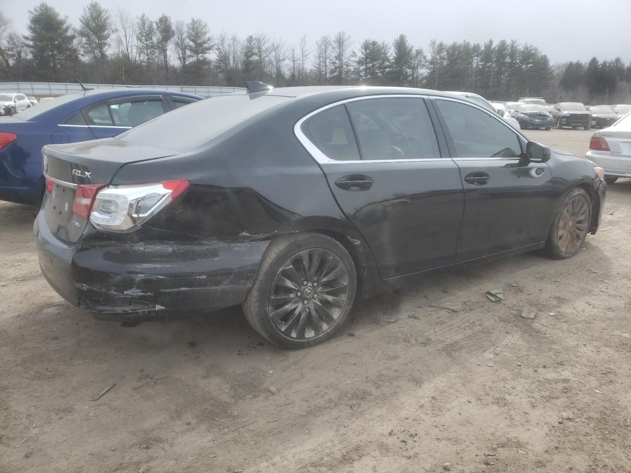 2017 Acura RLX VIN JH4KC1F94HC001009 Copart auction photo, all over damage thumbnail 3