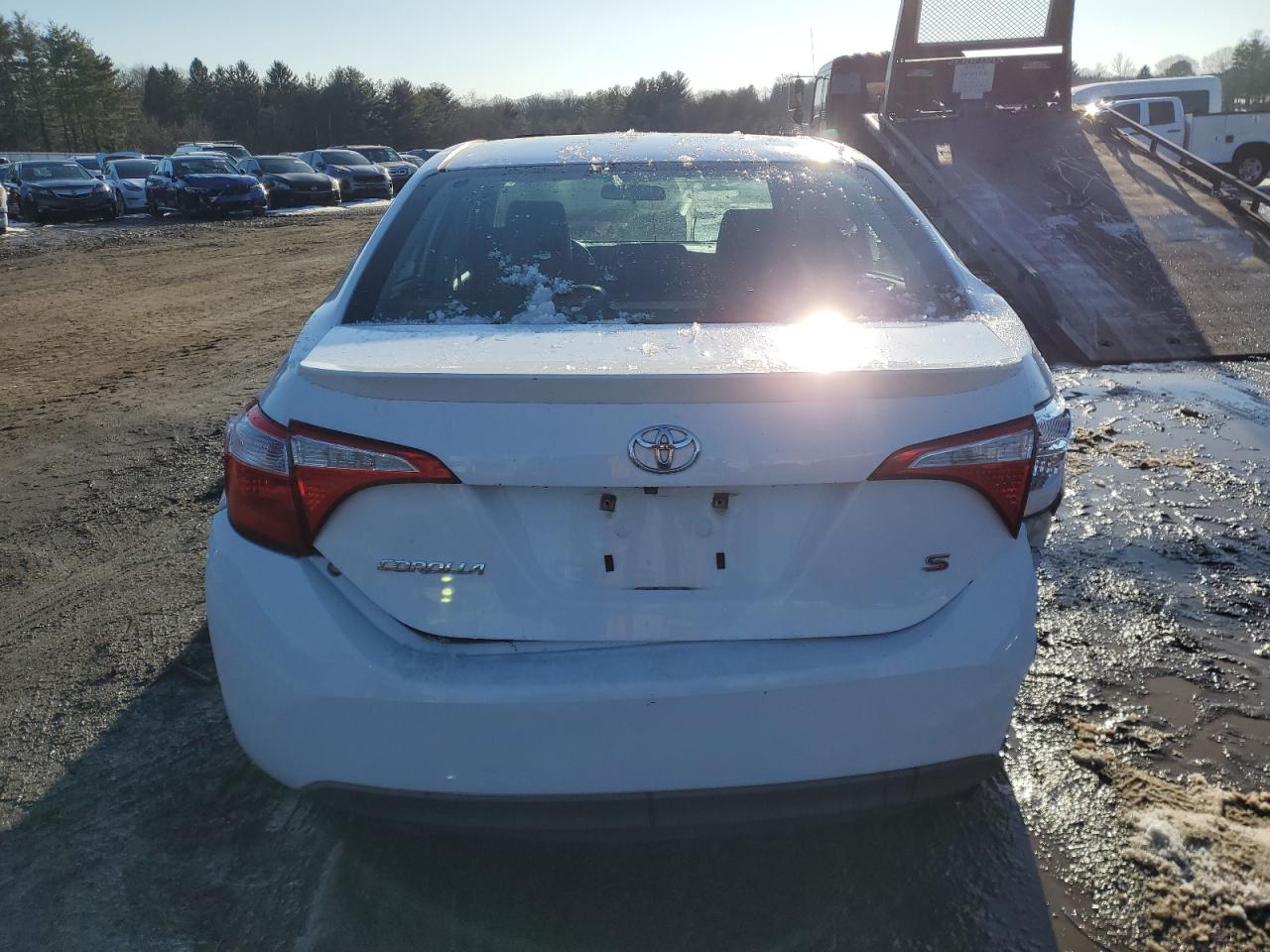 2014 Toyota Corolla VIN 2T1BURHE9EC073172 Copart auction photo, front end / rear end damage thumbnail 6