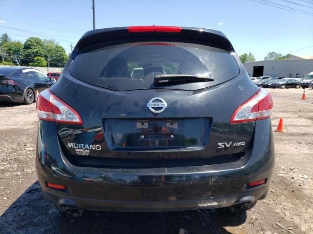 2014 Nissan Murano VIN JN8AZ1MW5EW513638 Copart auction photo, side / front end damage thumbnail 6