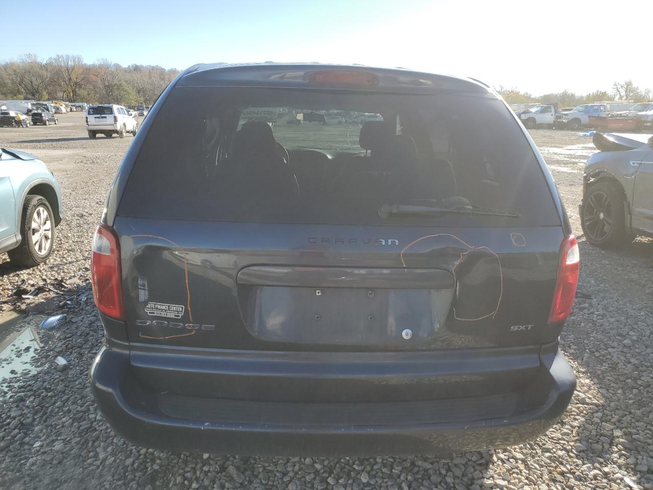 2007 Dodge Caravan VIN 1D4GP45RX7B153494 Copart auction photo, rear end damage thumbnail 6