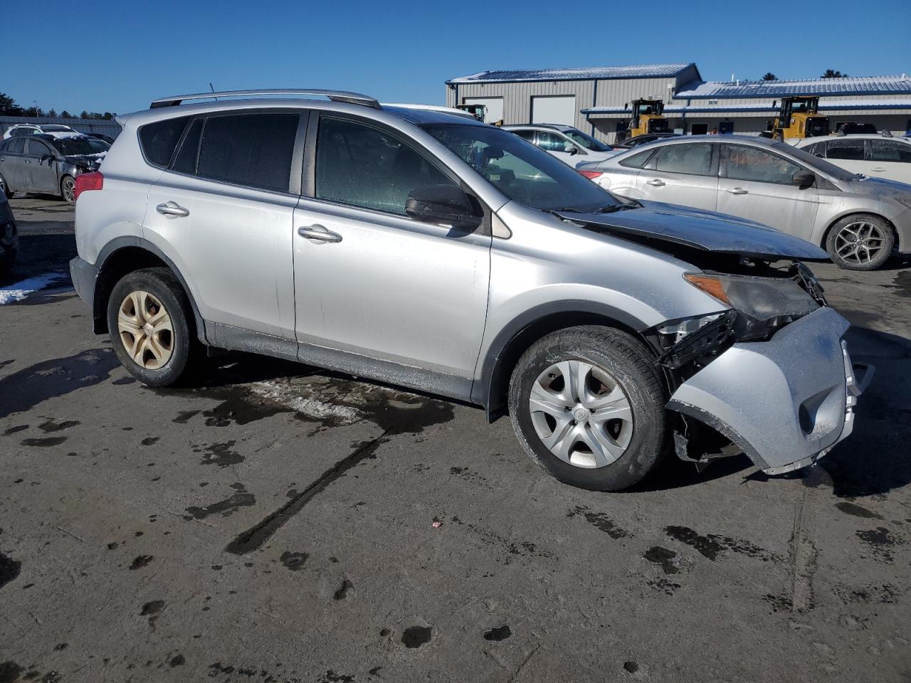 2014 Toyota RAV 4 VIN JTMBFREV5ED095509 Copart auction photo, front end / rear end damage thumbnail 4