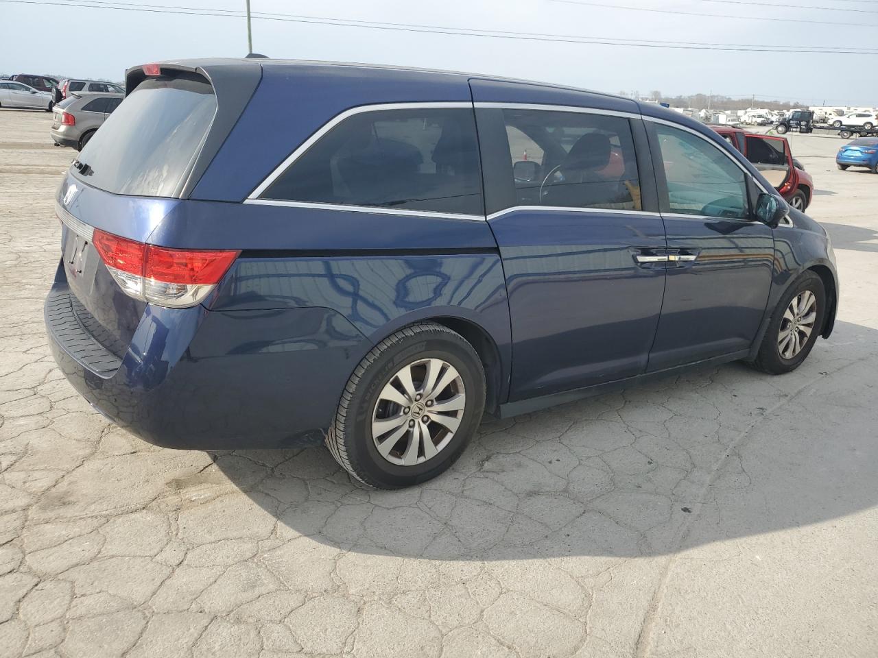 2014 Honda Odyssey VIN 5FNRL5H63EB061372 Copart auction photo, mechanical damage thumbnail 3