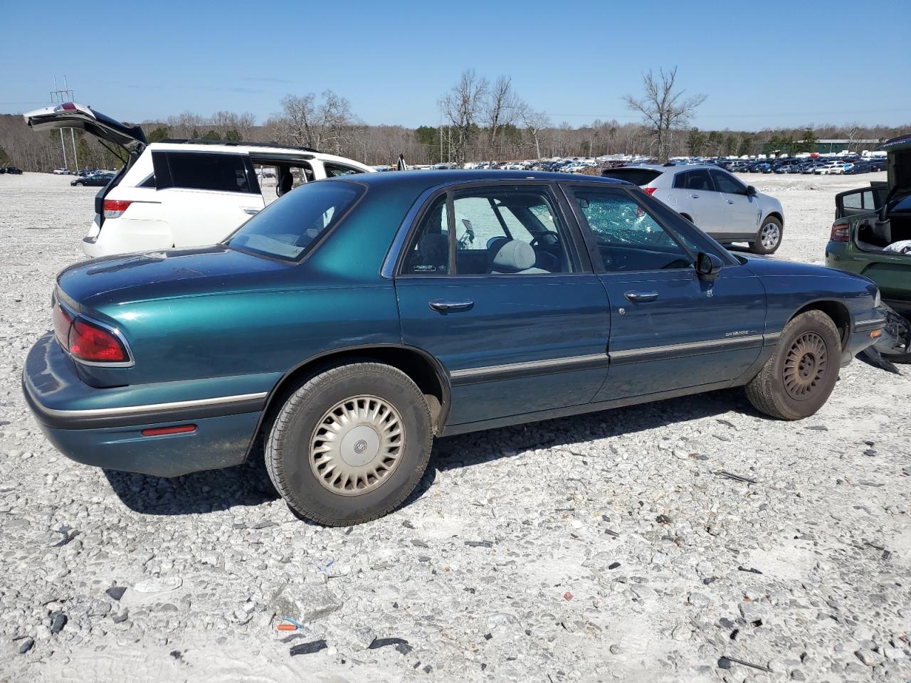 1998 Buick LeSabre VIN 1G4HP52K3WH452380 Copart auction photo, top/roof / front end damage thumbnail 3