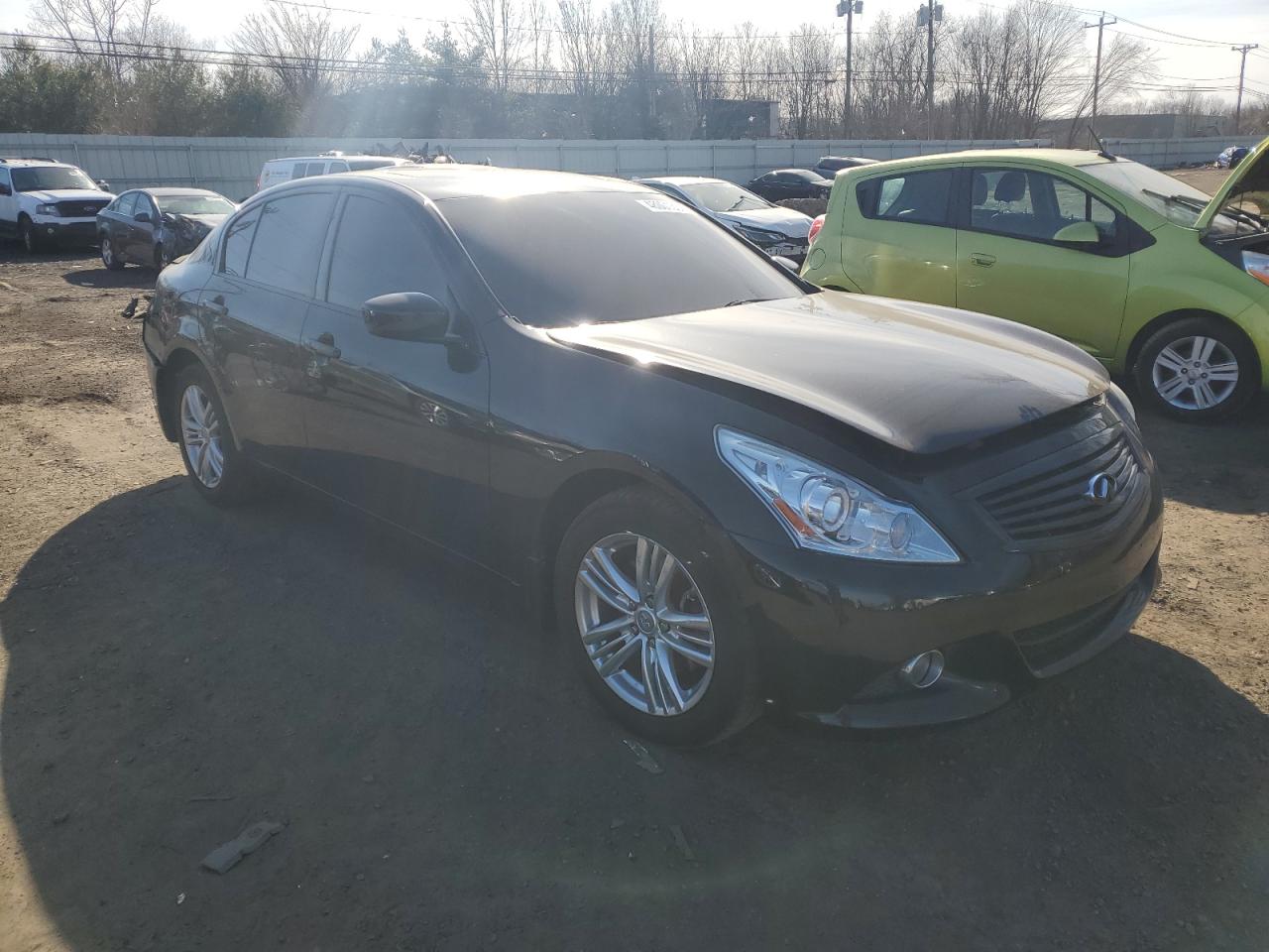 2015 Infiniti Q40 VIN JN1CV6ARXFM651428 Copart auction photo, rear end damage thumbnail 4