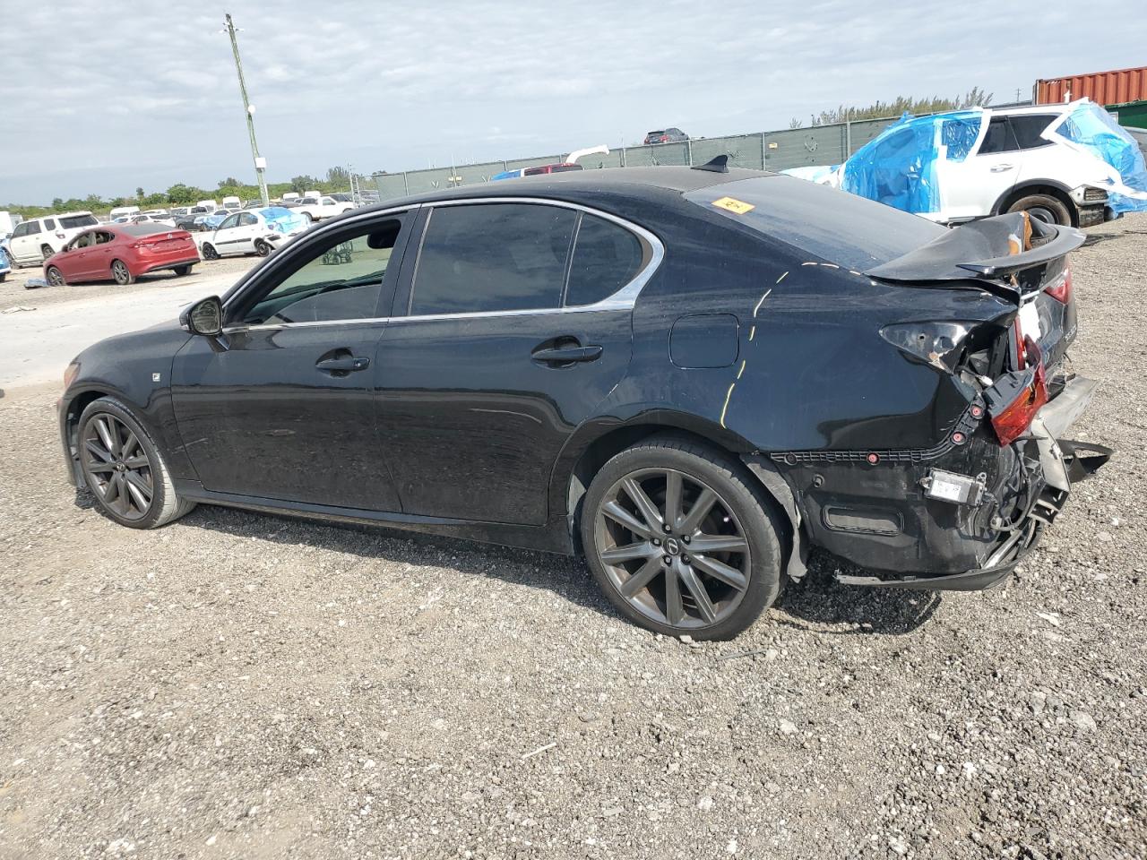 2013 Lexus GS VIN JTHBE1BL4D5026731 Copart auction photo, rear end damage thumbnail 2