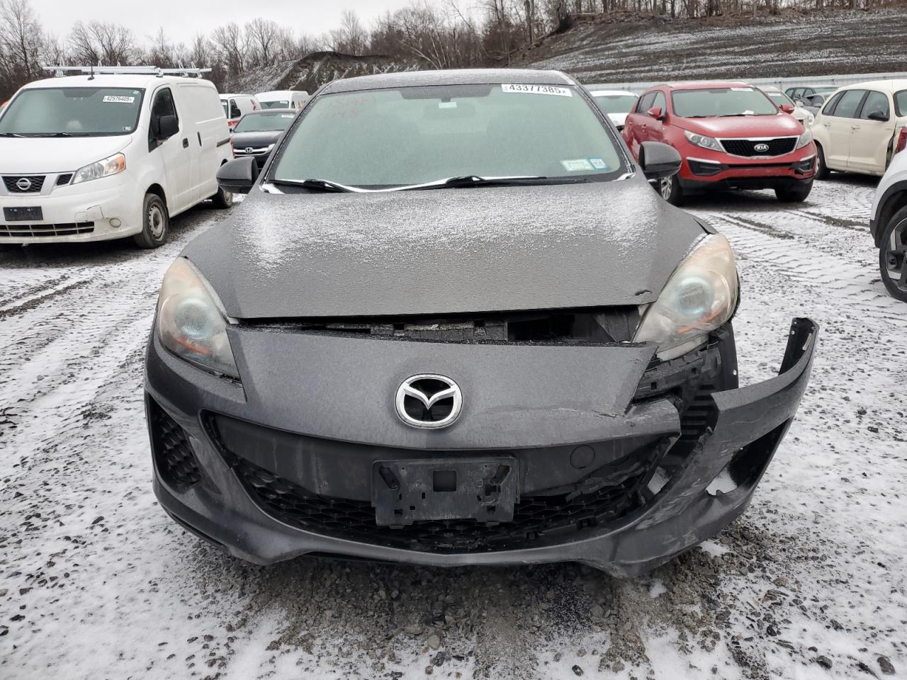 2012 Mazda 3 VIN JM1BL1W85C1662285 Copart auction photo, front end damage thumbnail 5