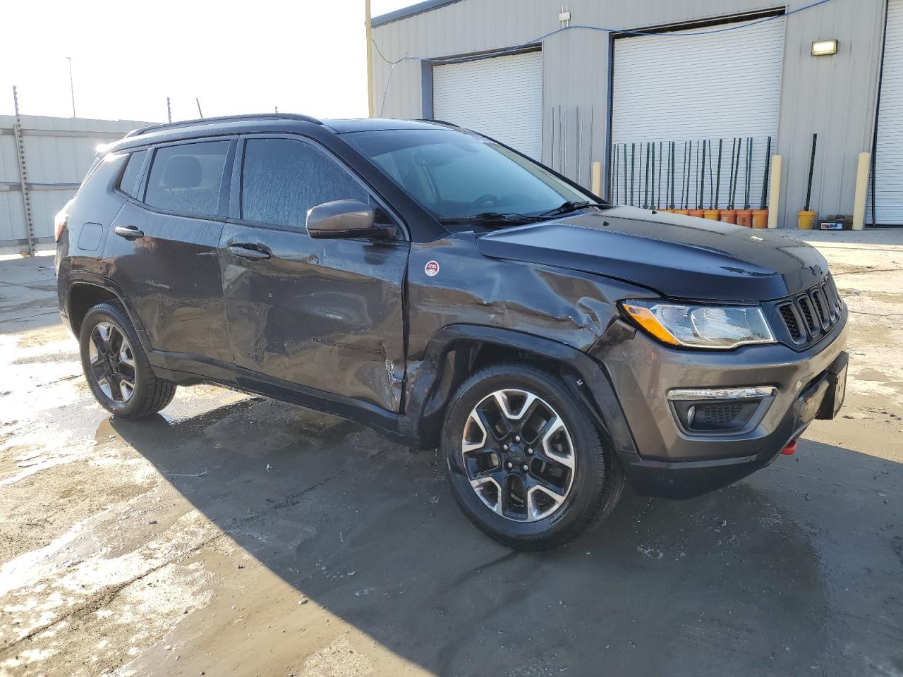2018 Jeep Compass VIN 3C4NJDDB3JT207198 Copart auction photo, side damage thumbnail 4