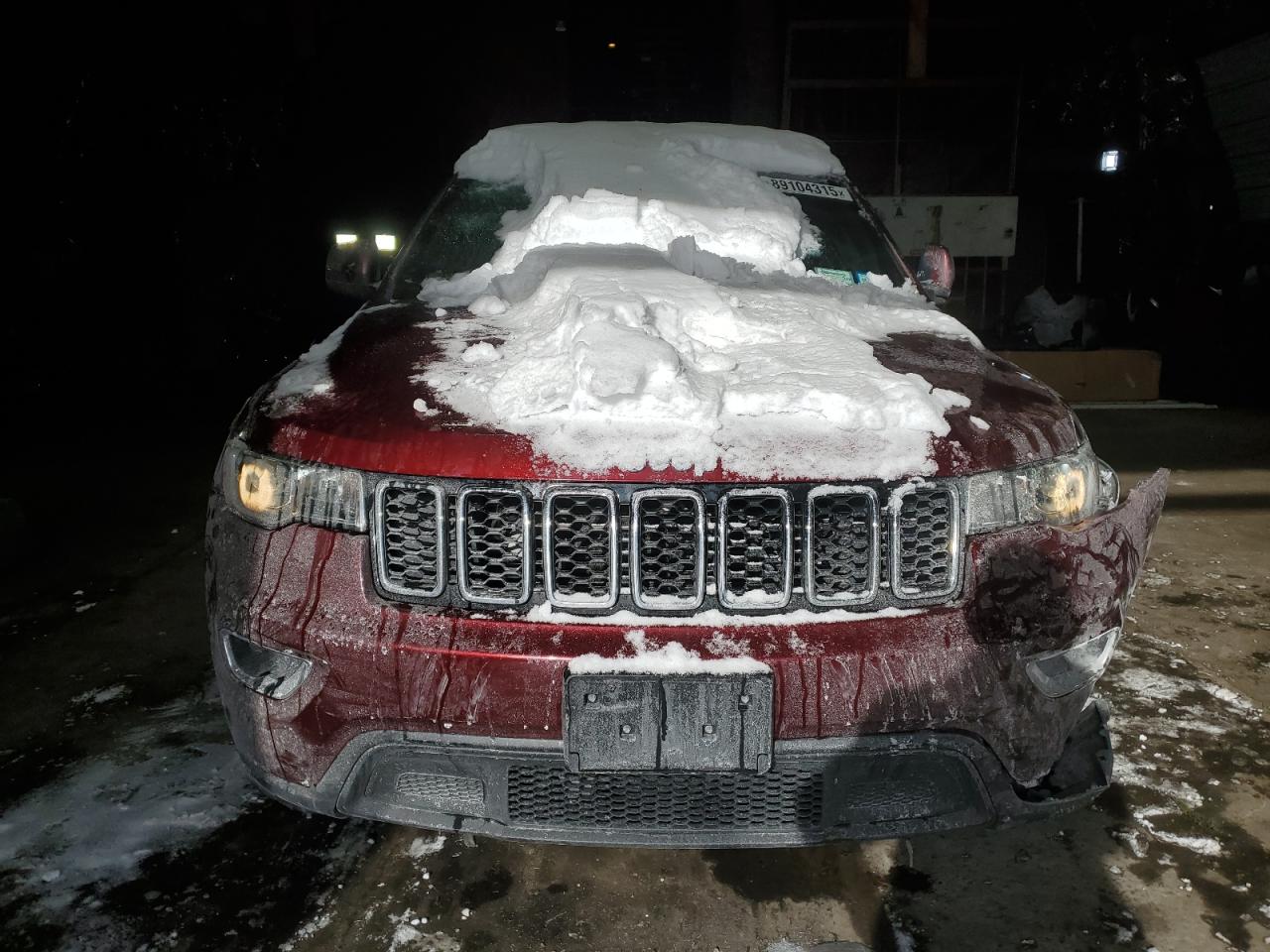 2021 Jeep Grand Cherokee VIN 1C4RJFAG5MC566730 Copart auction photo, front end damage thumbnail 5