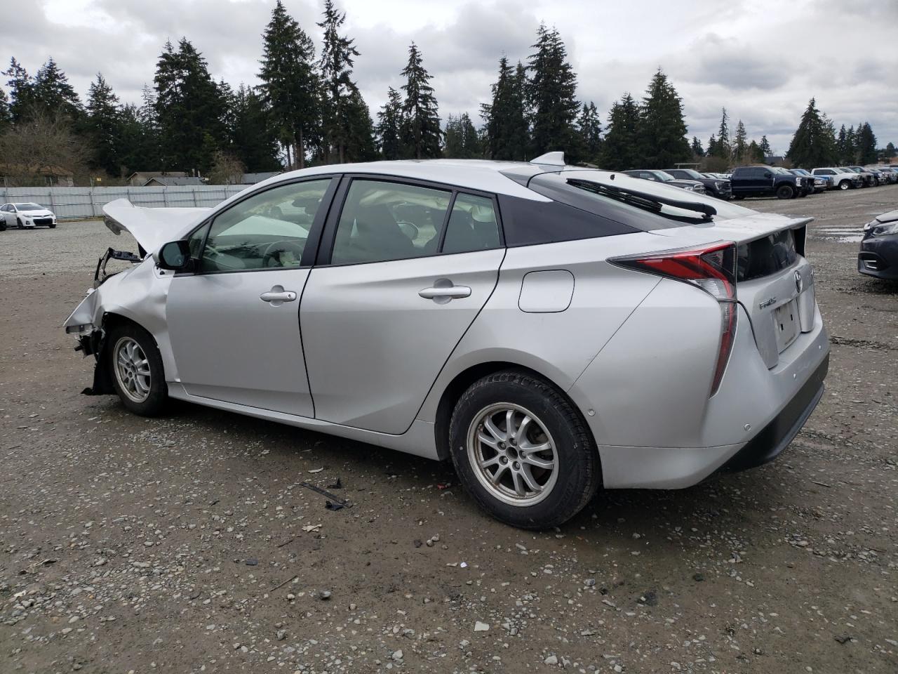 2018 Toyota Prius VIN JTDKBRFU4J3069386 Copart auction photo, front end damage thumbnail 2