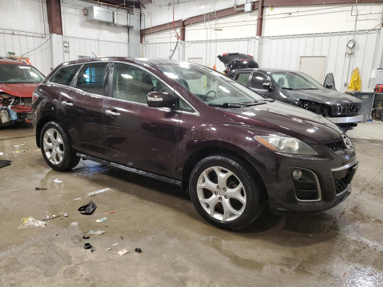 2010 Mazda CX-7 VIN JM3ER4W38A0305405 Copart auction photo, undercarriage damage thumbnail 4