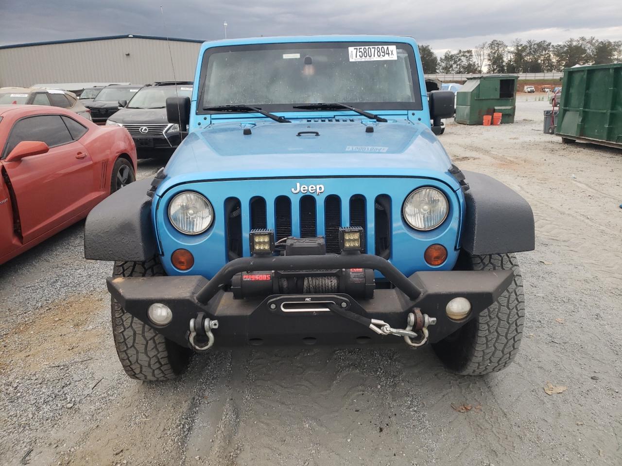 2010 Jeep Wrangler VIN 1J4BA3H16AL222864 Copart auction photo, water/flood damage thumbnail 5